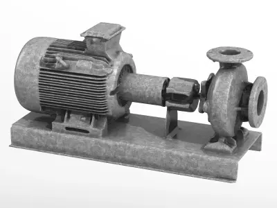 Water Pump 3D print model