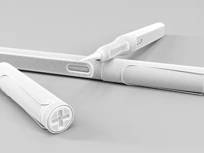 Modern plastic fountain pen 3D model