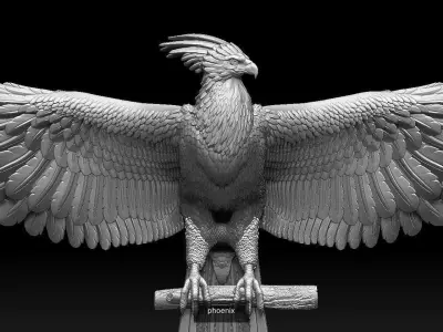 phoenix 3D Model Collection