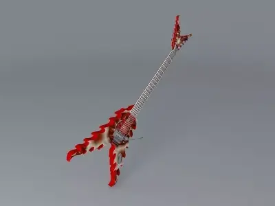 Sands V Flame guitar Free 3D model