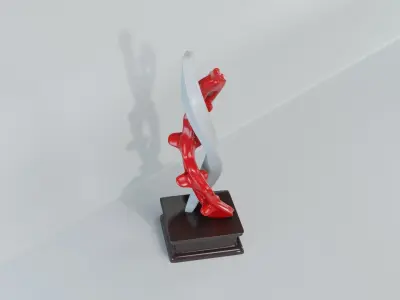 Art Decoration - Spiral Art - Modern Statue 3D model