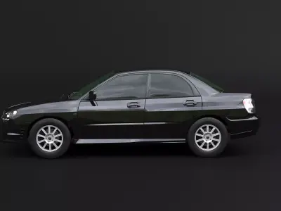 Subaru Impreza GD 2007 3D model