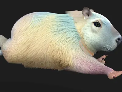 Capybara-A4 3D model