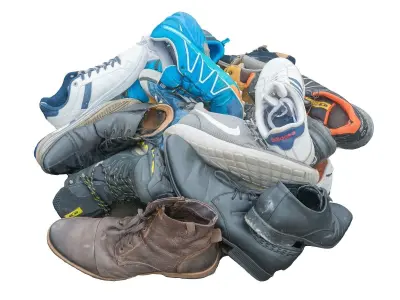 Garbage  Boots Low-poly 3D model