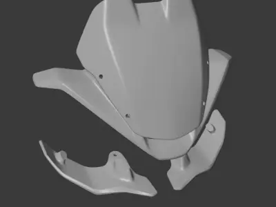 Windshield speed triple 1200 rs 3D print model