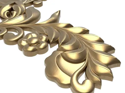 decorative pattern ready for 3D printing 3D model 31