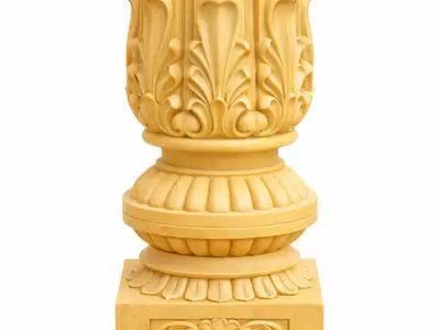 Acanthra Fluted Stone Support 3D print model