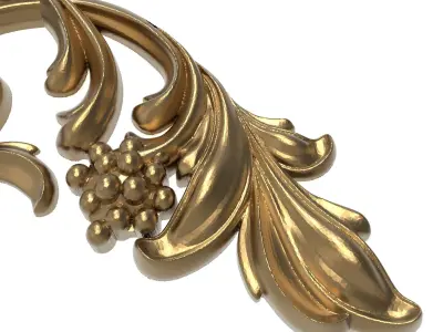 decorative pattern ready for 3D printing 3D model