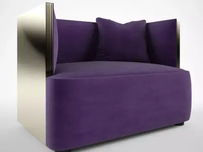 Promemoria Boccaccio armchair 3D model