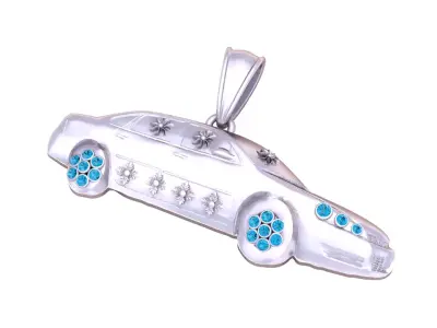 Luxury Car Pendant 3D Printable Jewelry Model 3D print model