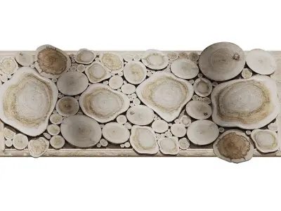 Juniper panel for a bath 3D model