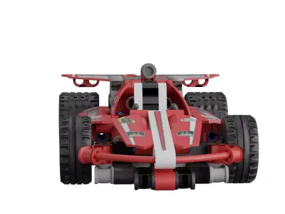 LEGO Race Car Low-poly 3D model