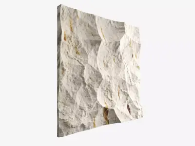 169-RockPanel stone wall texture 3D model
