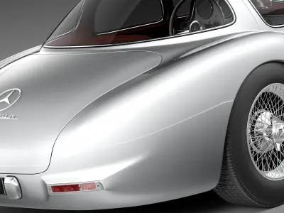 Mercedes-Benz 300 SLR 1955 3D model