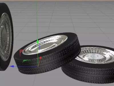 CAR WHEEL MODEL Free 3D model