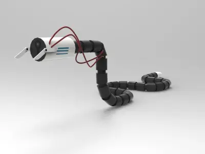 Robot v002  Free low-poly 3D model