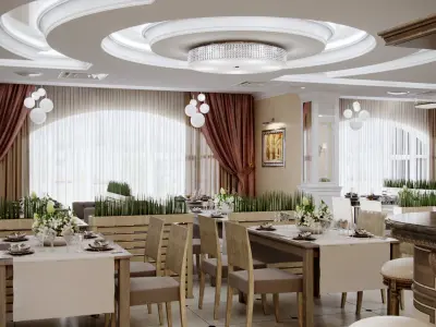 Banqueting hall 3D model