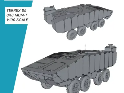 Terrex s5 8x8 3D print model