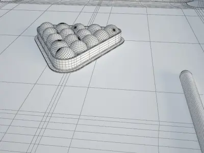 American Pool Table 3D model