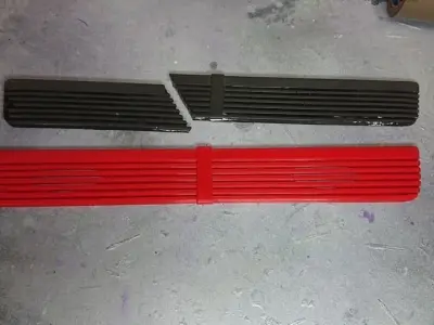 alfa gtv bonnet air grill 3D model