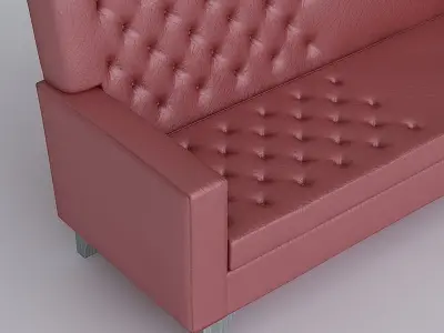 Sofa leather 3D model