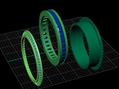princess ring 3D print model