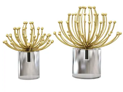 Uttermost AGA METAL WALL DECOR 3D model