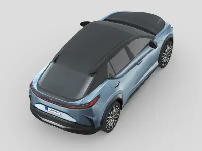 Lexus RZ 450e 2023 Low-poly 3D model