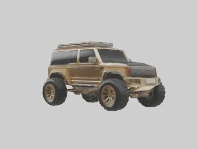 Luxury Offroad Vehicle model Low-poly 3D model