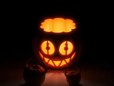 PUMPKIN ALASTOR 3D print model
