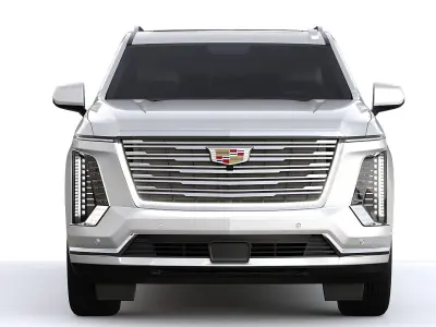 Cadillac Escalade Luxury  ESV Luxury Platinum 2025 3D model