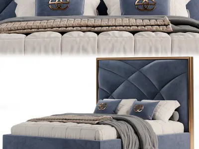 Viola Bed by Elve luxury 3D model
