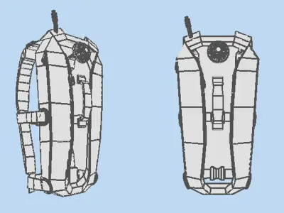 Backpack - Hydration 3D model