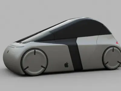 APPLE CONCEPT CAR  G3  rigged  3D model