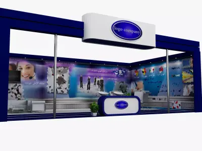 Booth Exhibition Stand a467c  3D model