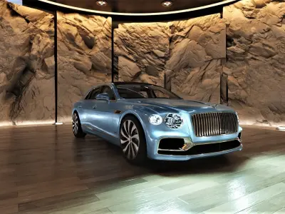 Bentley Flying Spur 2020 Ultra High Detailed 3D Model 3D model