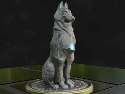 Fantasy Statue of Fen Harel Solas Dragon Age Veilguard 3D print model