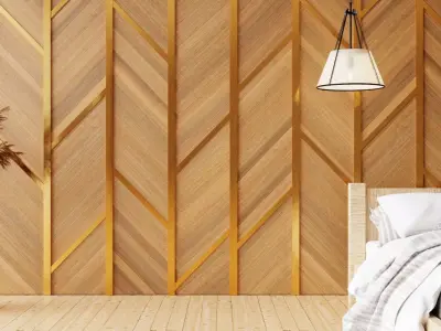 Wall wood V25 for your interior wall wood 3D model