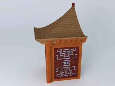 Pagoda Element Free 3D model