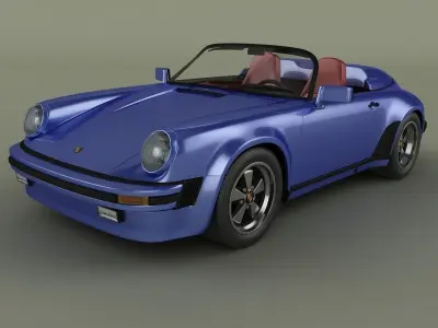 Porsche 911 Speedster 3D model