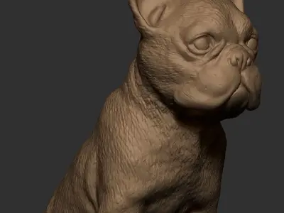 Frenchie Bulldog 3D print model