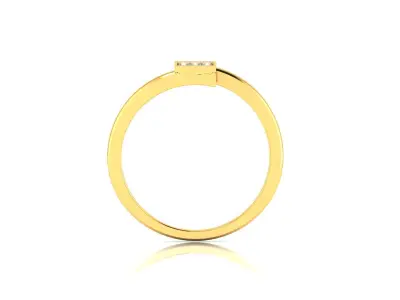 Solitaire Engagement Women Ring 3D print model purchase
