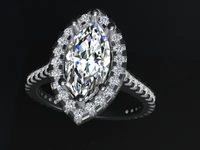 Band Ring 3D print model 67