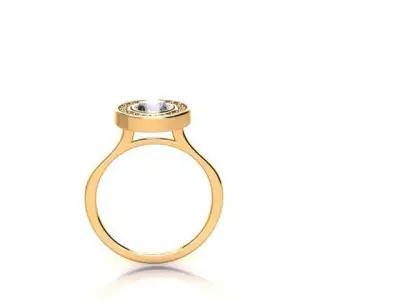 jewelry ring 3D print model 8