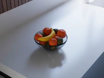 Modern Kitchen Interior By nikdox 3D model