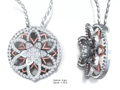Luxury  pendant for 3D printing 3D print model 4