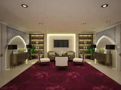 Lobby Embassy 3D model