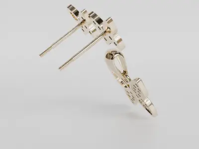 butterfly jewelry game 3D print model