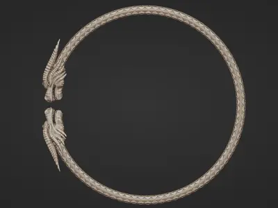 PACK BRACELETS DRAGON 3D print model