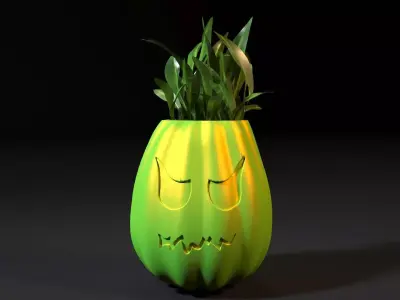 Pumpkin pots 4 3D print model
